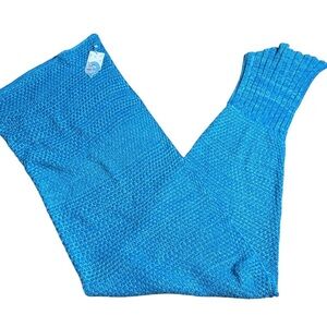 BNWT LAGHCAT Mermaid Tail Costume Sea Crochet Throw Blanket Mermaid Tail Throw
